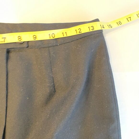 VTG Pendleton Pure Virgin Wool Black Pleated Dress Pants Fully Lined Womens 10 - Picture 8 of 12